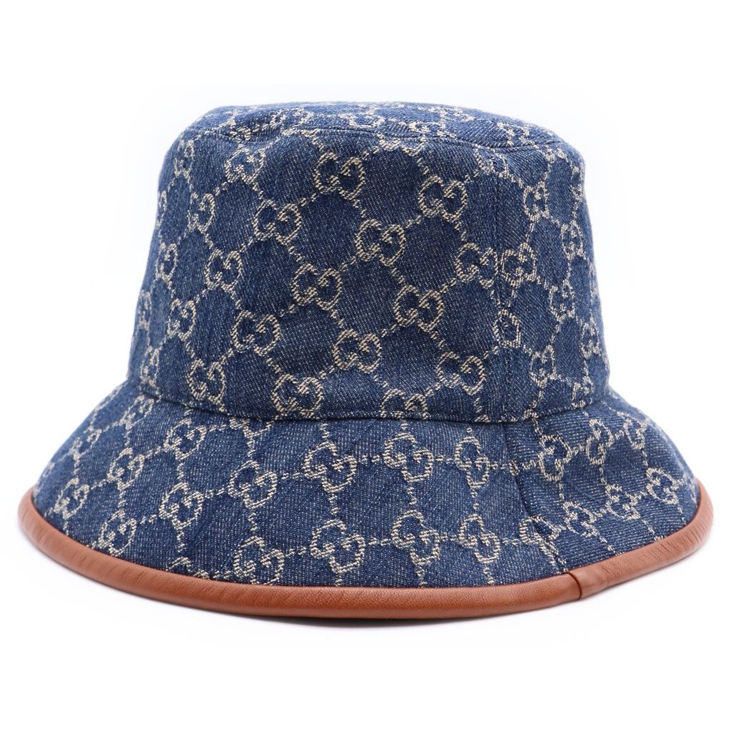 Gucci GG Canvas Bucket Hat Indigo Cotton