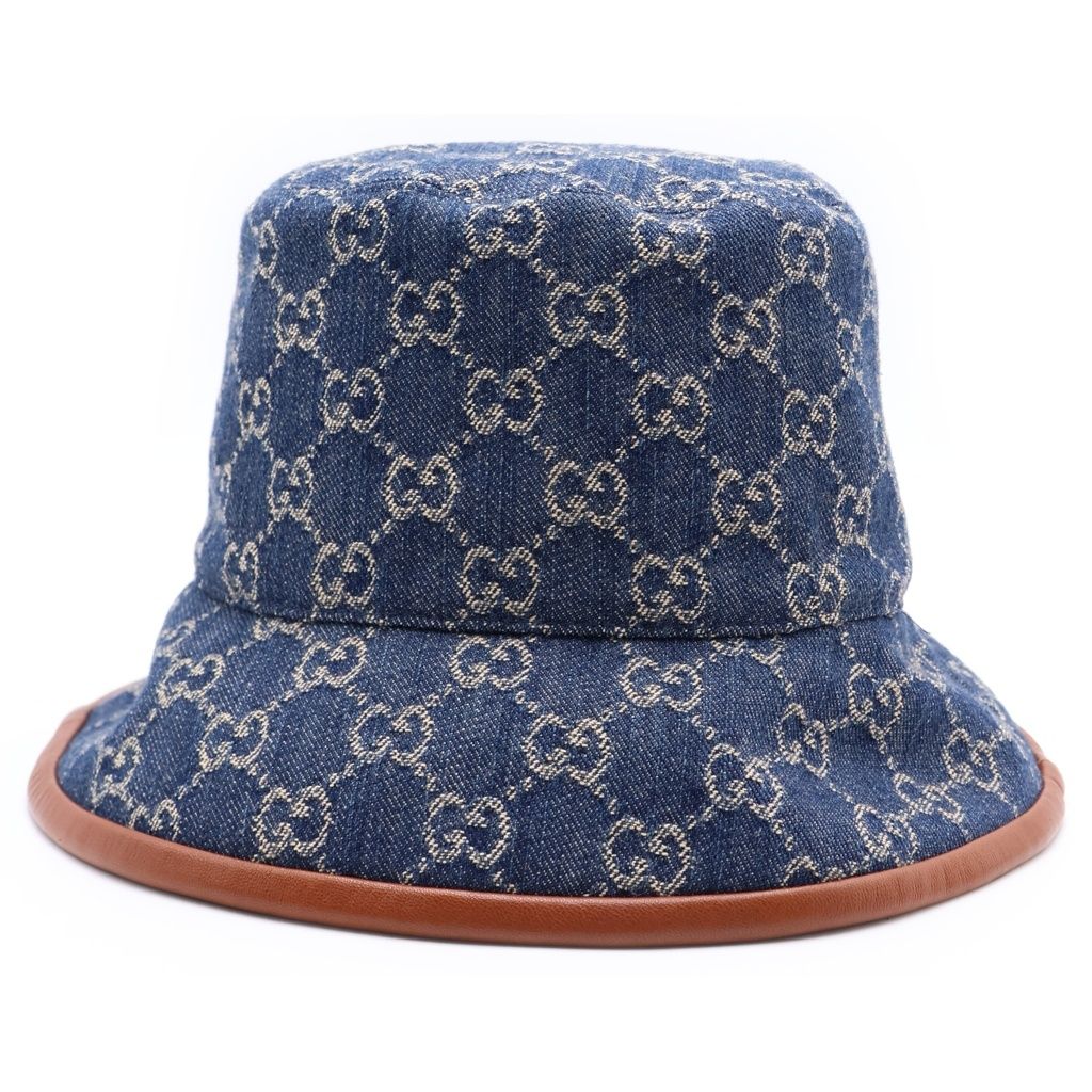 Gucci GG Canvas Bucket Hat Indigo Cotton — view 2