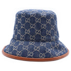 Gucci GG Canvas Bucket Hat Indigo Cotton — view 2