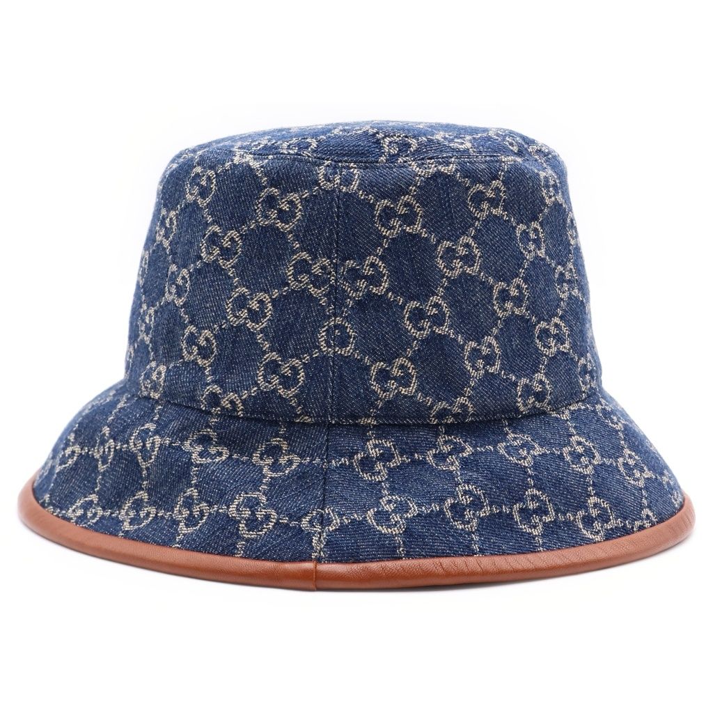 Gucci GG Canvas Bucket Hat Indigo Cotton — view 3