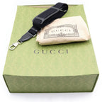 Gucci Interlocking GG Supreme Leather 2-Way Tote Shoulder Bag Black — view 8