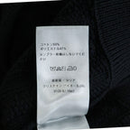 Dior Oblique Sweater All Over Pattern Crew Neck Knit Black — view 8