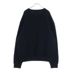 Dior Oblique Sweater All Over Pattern Crew Neck Knit Black — view 2