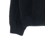 Dior Oblique Sweater All Over Pattern Crew Neck Knit Black — view 5