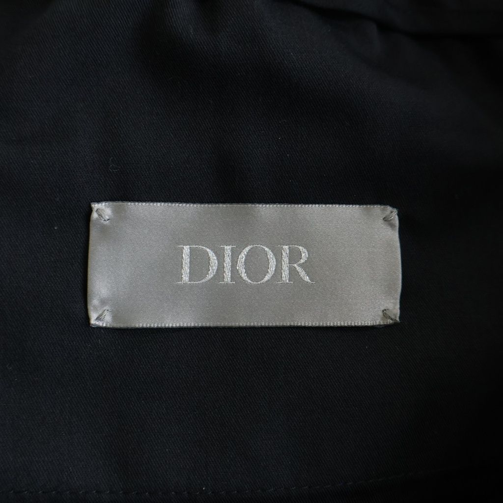 Dior Zip Up Tailored Wool Pants Black — view 7