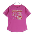 Hermes Micro Cartouche Blue Noir Short Sleeve T-Shirt Pink
