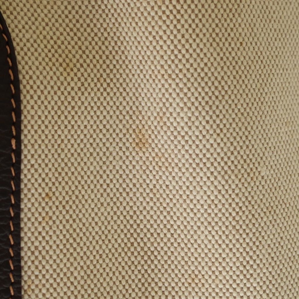 Hermes Garden Party MM Tote Ivory Brown Toile Ash Negonda Silver — view 7