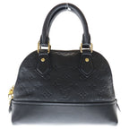 Louis Vuitton Monogram Empreinte Neo Alma BB 2-Way Shoulder Bag Black Leather