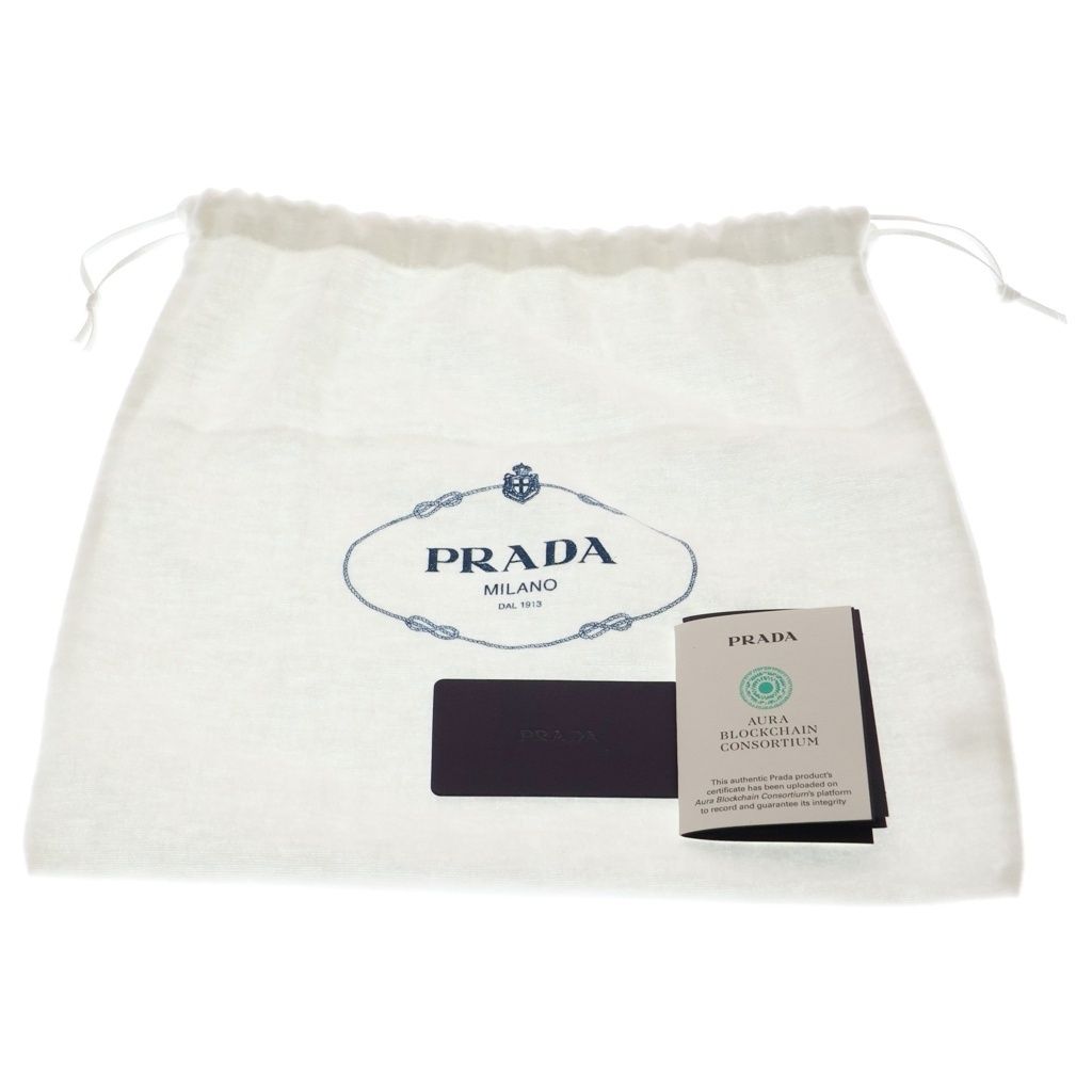 Prada Mini Shoulder Bag Black Leather Gold — view 8