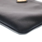 Prada Mini Shoulder Bag Black Leather Gold — view 5