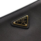 Prada Mini Shoulder Bag Black Leather Gold — view 6