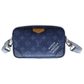 Louis Vuitton Monogram Heritage Trocadero Wearable Wallet Shoulder Bag Navy