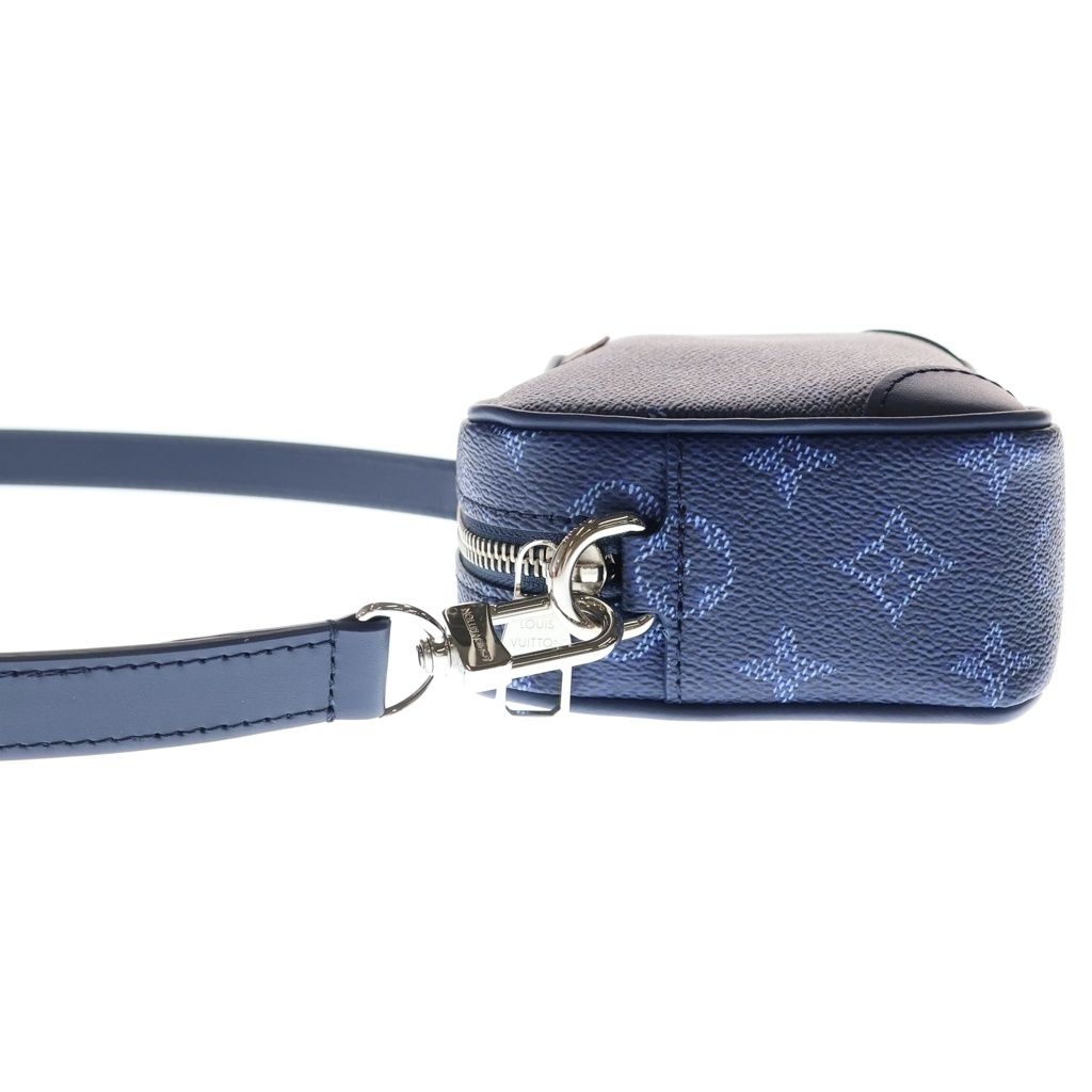 Louis Vuitton Monogram Heritage Trocadero Wearable Wallet Shoulder Bag Navy — view 3