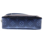 Louis Vuitton Monogram Heritage Trocadero Wearable Wallet Shoulder Bag Navy — view 4