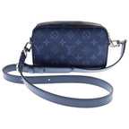 Louis Vuitton Monogram Heritage Trocadero Wearable Wallet Shoulder Bag Navy — view 2