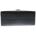 Louis Vuitton Monogram Empreinte On The Go MM Handbag Black Leather Gold — view 4
