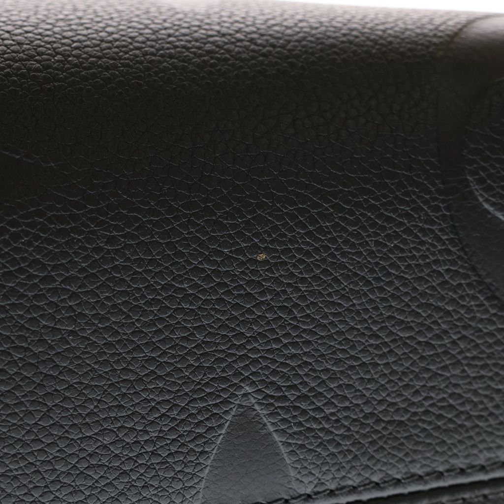 Louis Vuitton Monogram Empreinte On The Go MM Handbag Black Leather Gold — view 7