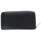 Chanel CC Logo Zip Around Wallet Black Leather — view 2