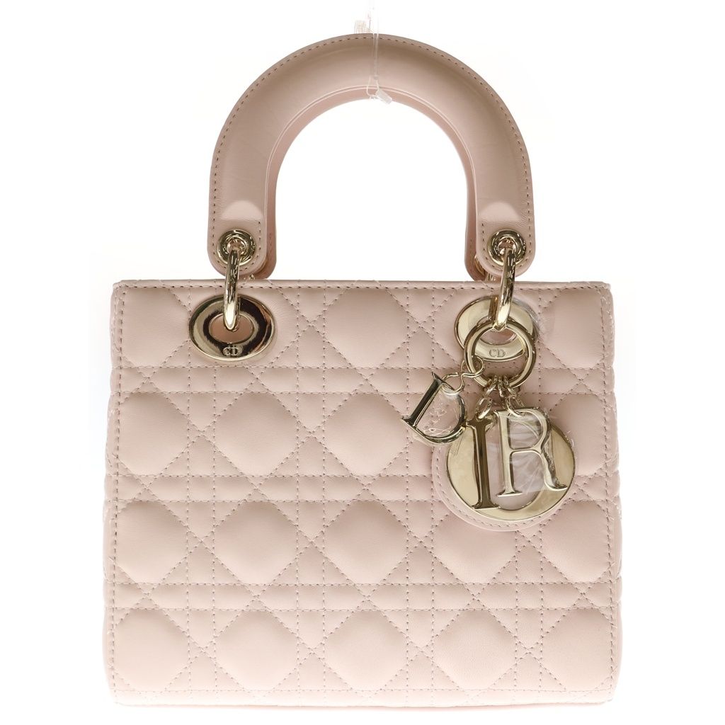 Dior MY Lady Cannage Small Handbag Pink Leather