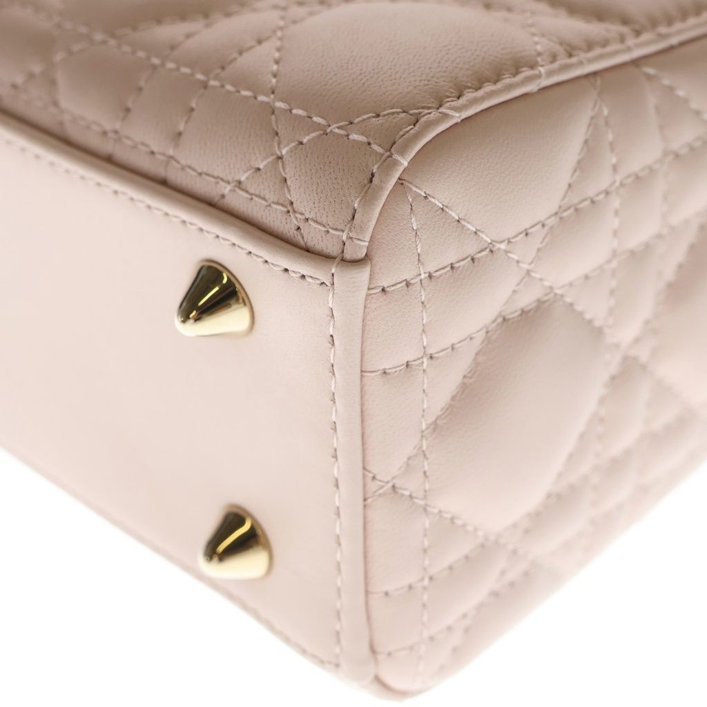 Dior MY Lady Cannage Small Handbag Pink Leather — view 5