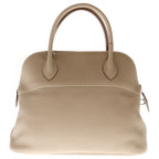 Hermes Bolide 31 Taurillon Clemence Shoulder Bag Argil Silver Ivory — view 2