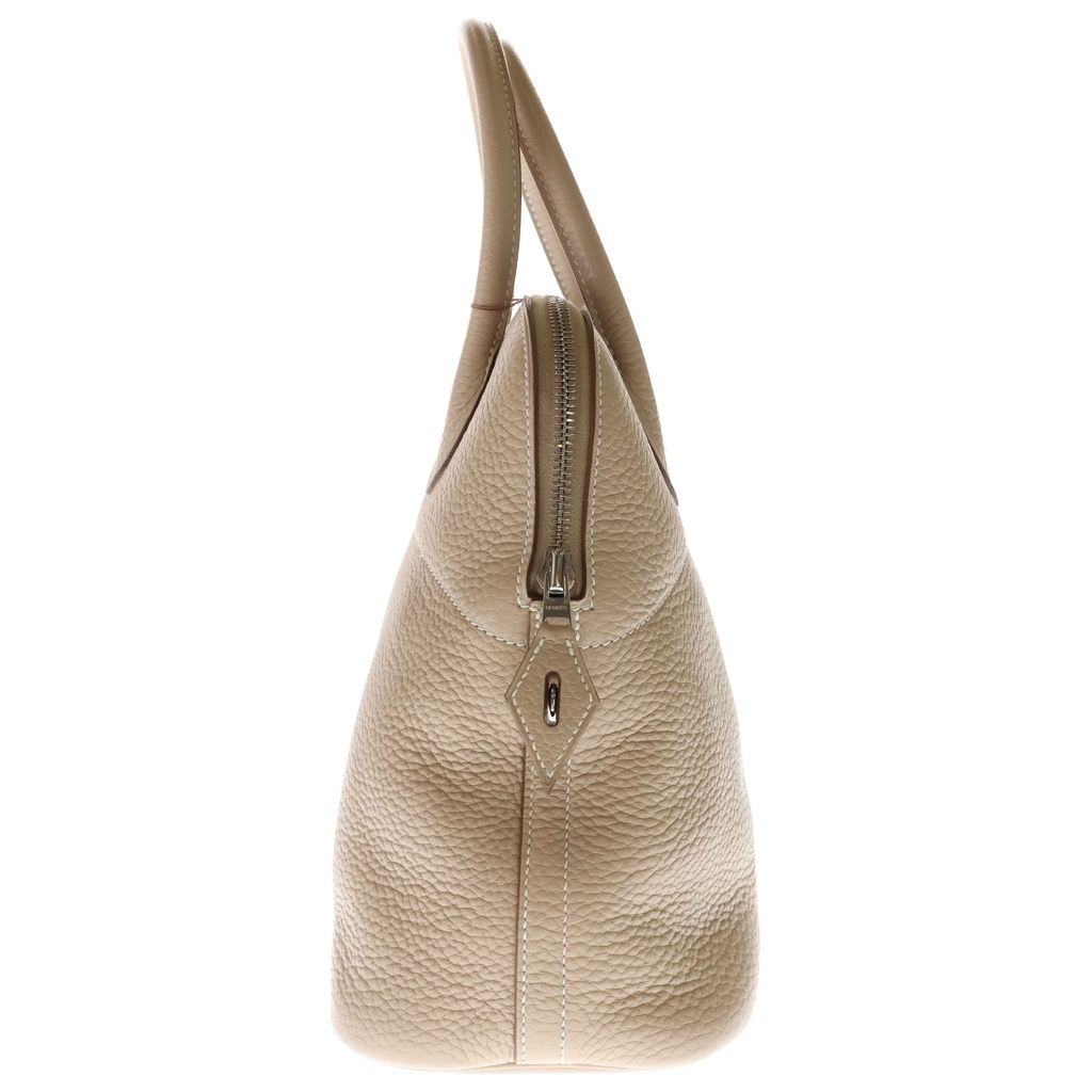 Hermes Bolide 31 Taurillon Clemence Shoulder Bag Argil Silver Ivory — view 3