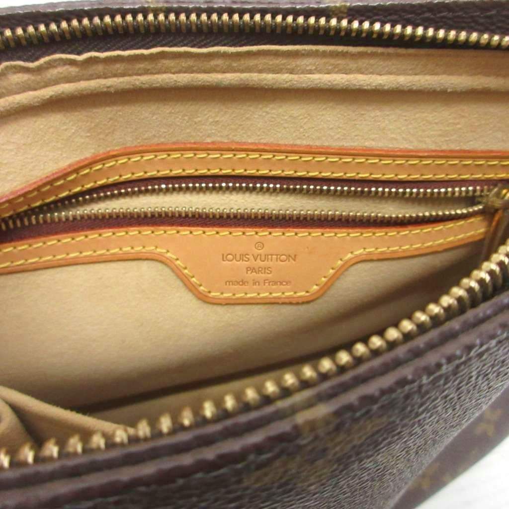 Louis Vuitton Looping MM Monogram Shoulder Bag All Over Pattern Brown — view 8