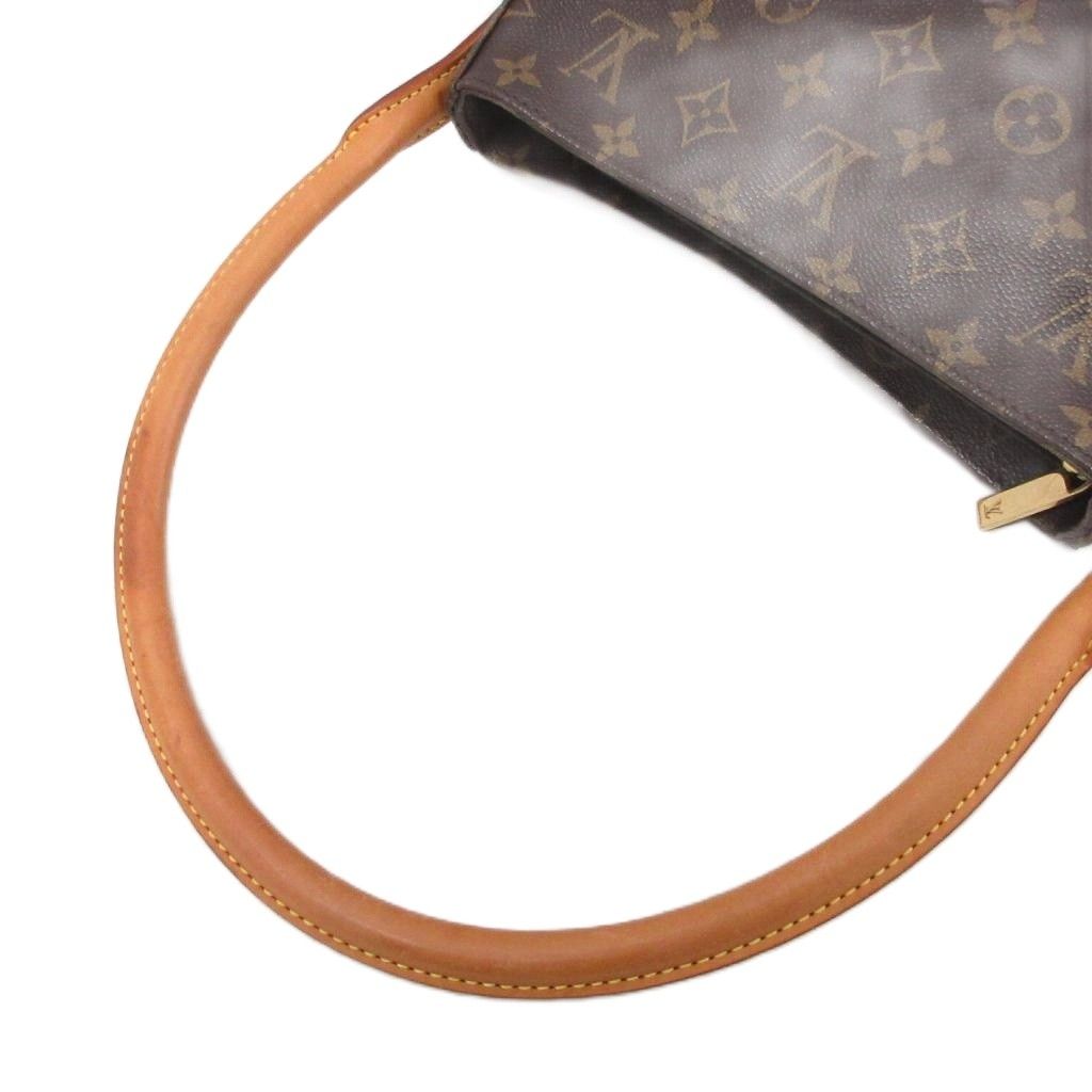 Louis Vuitton Looping MM Monogram Shoulder Bag All Over Pattern Brown — view 5