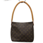 Louis Vuitton Looping MM Monogram Shoulder Bag All Over Pattern Brown — view 2