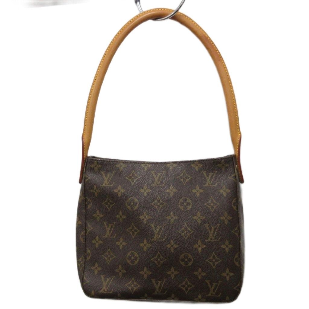 Louis Vuitton Looping MM Monogram Shoulder Bag All Over Pattern Brown — view 2