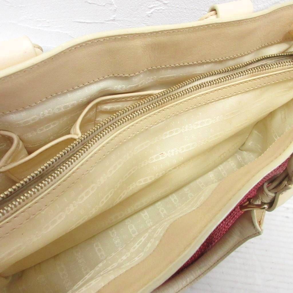 Celine Boogie Tote Straw Leather Ivory — view 6