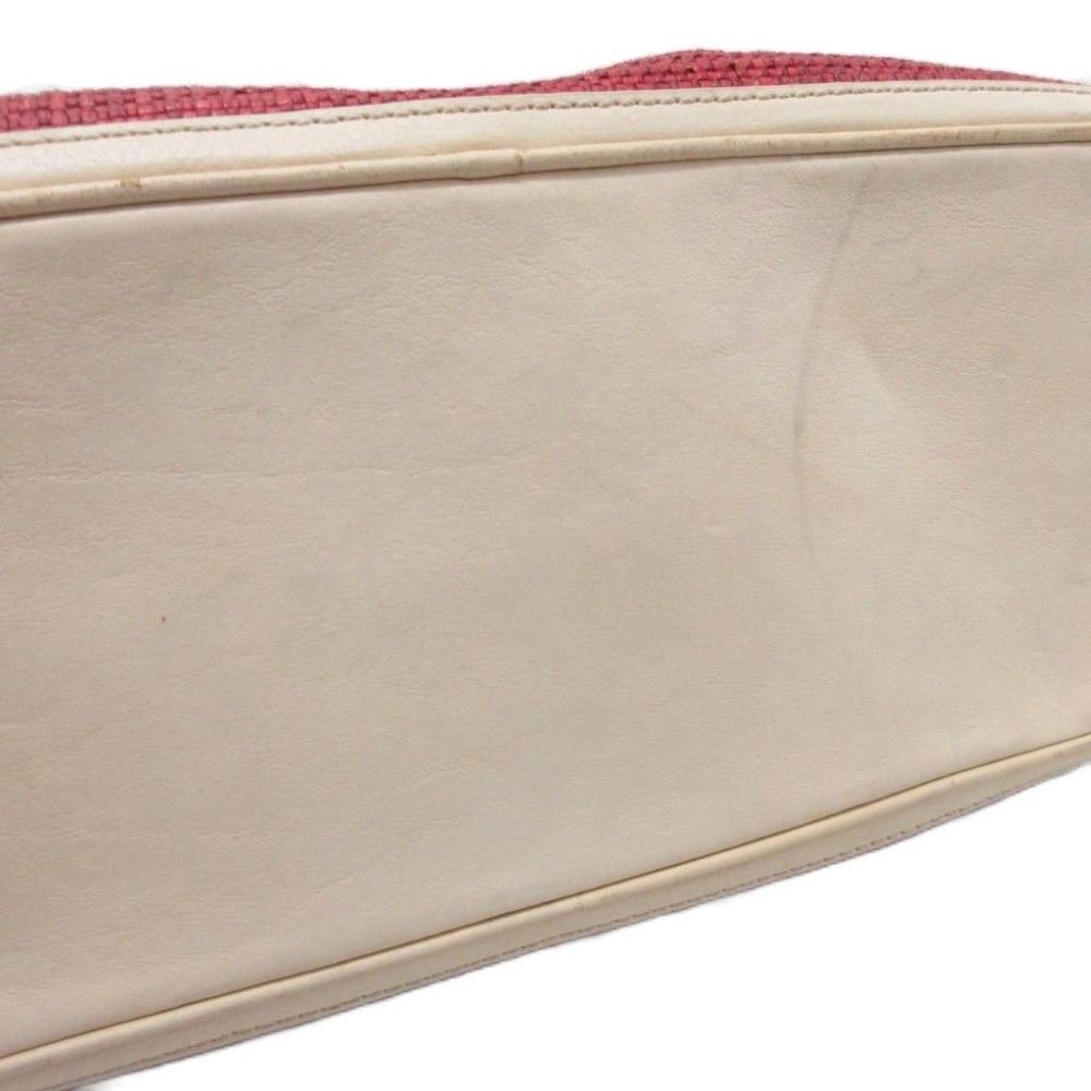 Celine Boogie Tote Straw Leather Ivory — view 9