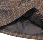 Fendi Mini Skirt 38 FF Double Zucca All Over Pattern Tight — view 6