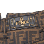 Fendi Mini Skirt 38 FF Double Zucca All Over Pattern Tight — view 5