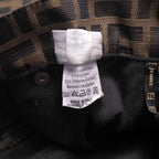 Fendi Mini Skirt 38 FF Double Zucca All Over Pattern Tight — view 8