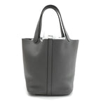 Hermes Heaven Picotin MM Lock 22 Grimeia Gray Bag Silver