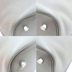 Hermes Heaven Picotin MM Lock 22 Grimeia Gray Bag Silver
