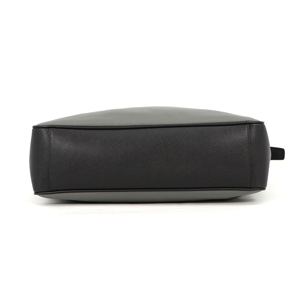Prada Tote Triangle Logo Tessuto Saffiano Re-Nylon Black — view 3