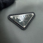 Prada Tote Triangle Logo Tessuto Saffiano Re-Nylon Black — view 7