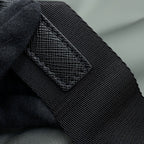 Prada Tote Triangle Logo Tessuto Saffiano Re-Nylon Black — view 9