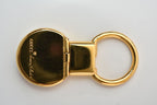 Gucci Key Ring Key Holder Vintage Interlocking Bordeaux Gold — view 9