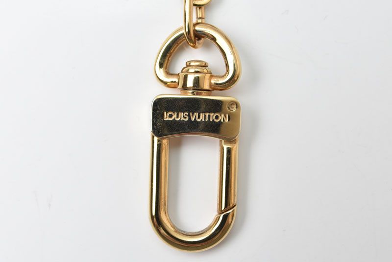 Louis Vuitton Key Ring Key Holder Charm Key Anneau Cles Gold — view 2