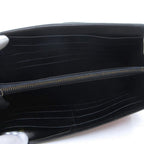 Saint Laurent Wallet Leather Red Logo Button Closure HW WY — view 4