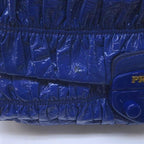 Prada Patent Leather Shoulder Bag Chain Push Lock Closure Purple HW WY — view 7