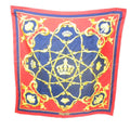 Hermes Scarf Carre Crown Silk Red HW WY
