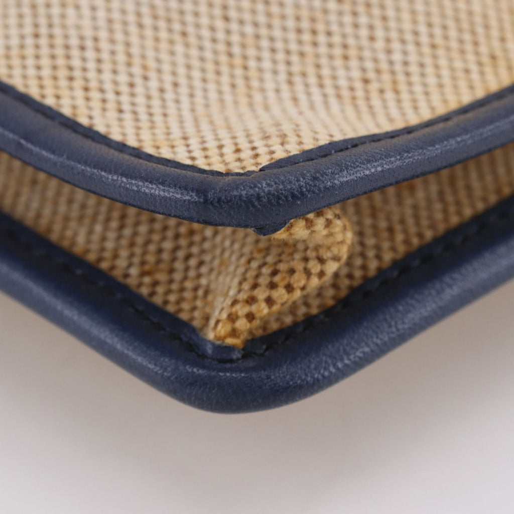 Celine Vintage Canvas Beige Clutch Bag — view 5