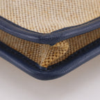 Celine Vintage Canvas Beige Clutch Bag — view 5