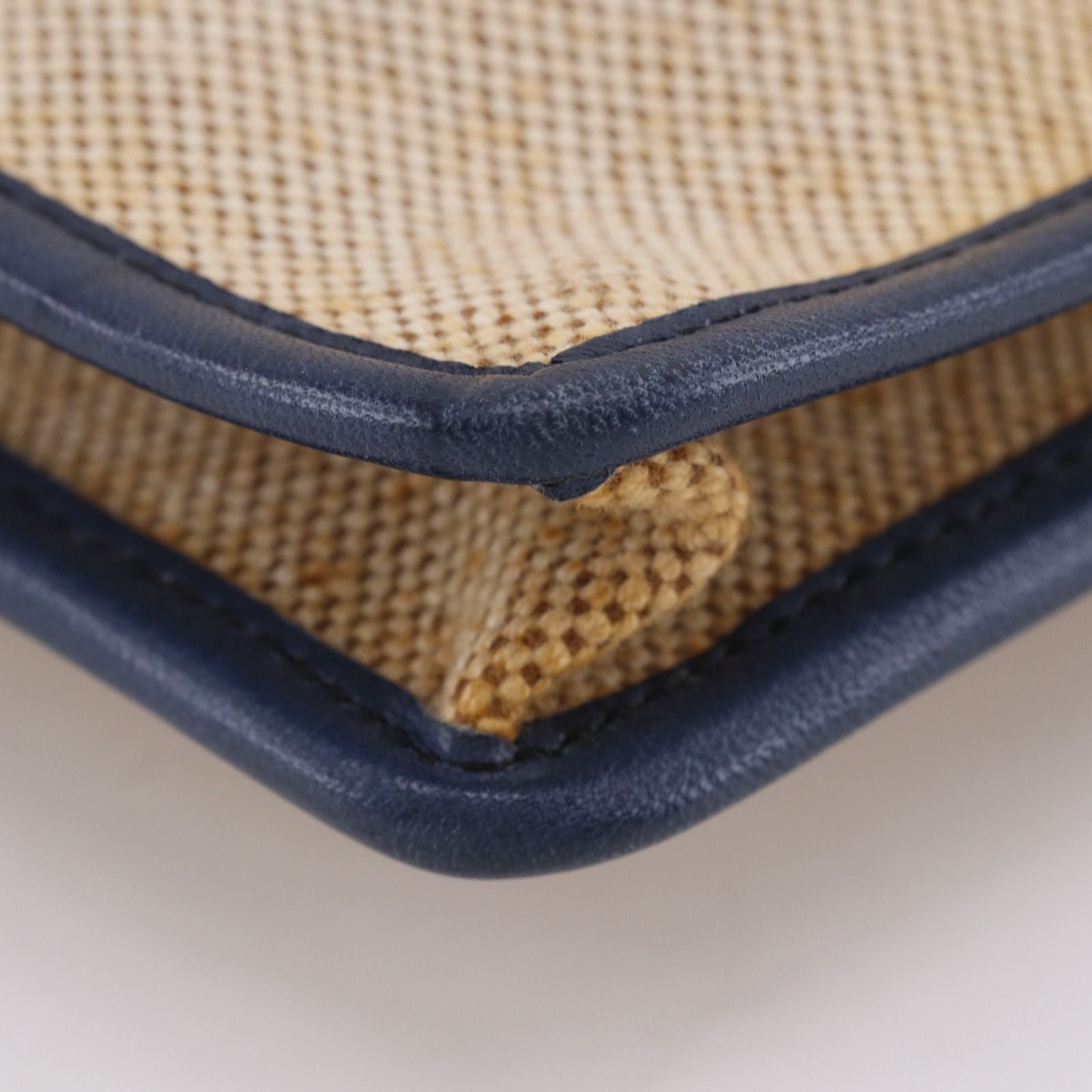 Celine Vintage Canvas Beige Clutch Bag — view 5