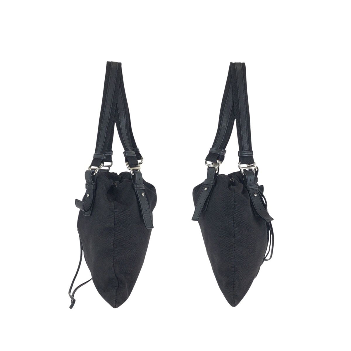 Saint Laurent Rive Gauche Vintage Kahala YSL Black Canvas Tote — view 8