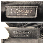 Saint Laurent Rive Gauche Vintage Kahala YSL Black Canvas Tote — view 4